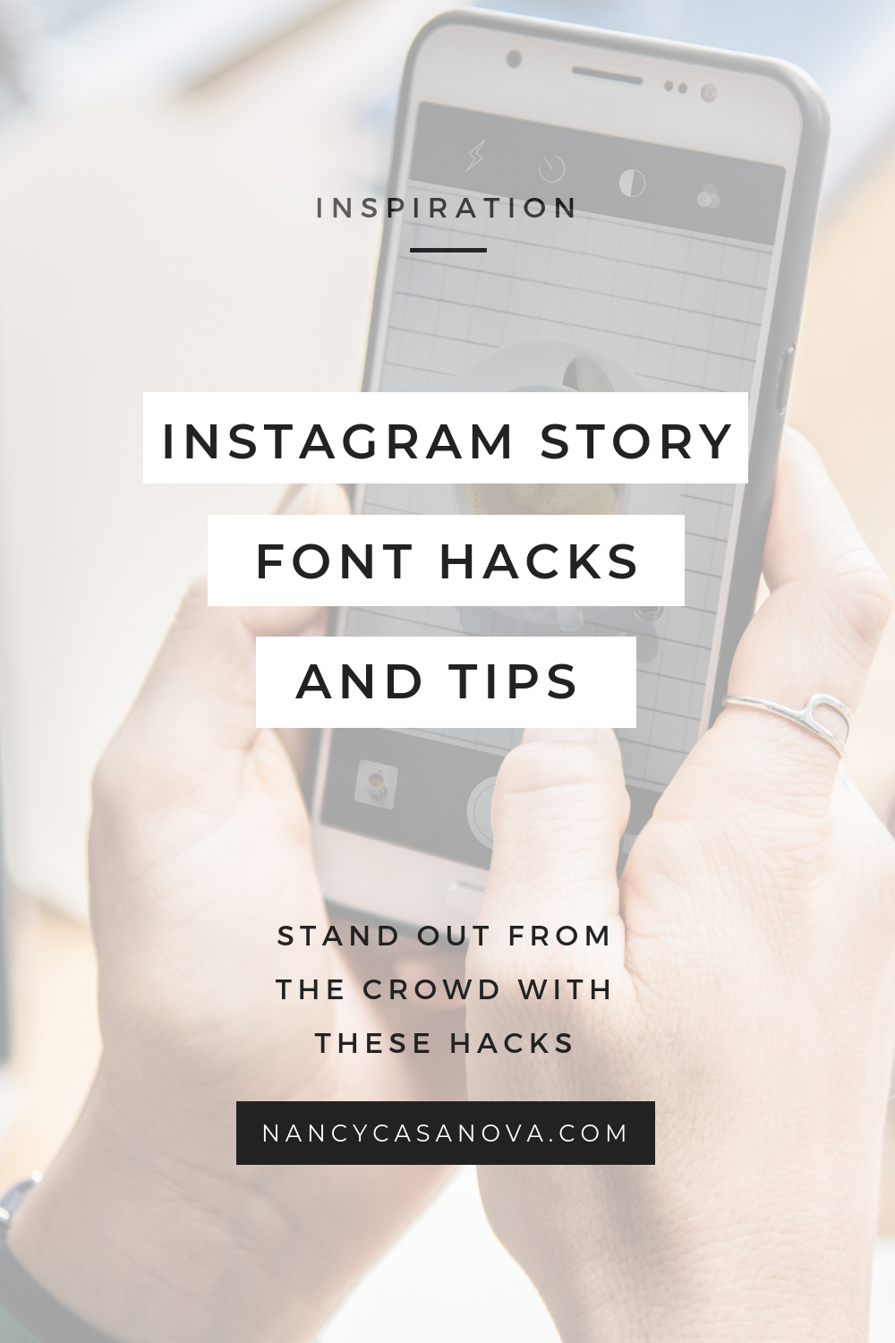 Mẹo sử dụng font chữ trong story Instagram - NancyCasanova.com - Bạn muốn sử dụng font chữ độc đáo và thu hút khách hàng trong story Instagram của mình? Truy cập vào NancyCasanova.com để tìm kiếm những mẹo cực kỳ hữu ích sẽ giúp bạn làm điều đó.