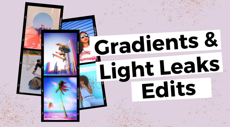 Check out this tutorial to help you edit your photos with the trendy light leaks and gradient that don't require any photoshop skills.
