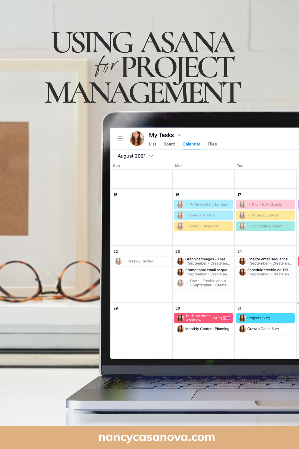 Whether you're working solo or with a team, learn how using Asana for your project management needs can help streamline your business and move your projects and tasks toward completion.
