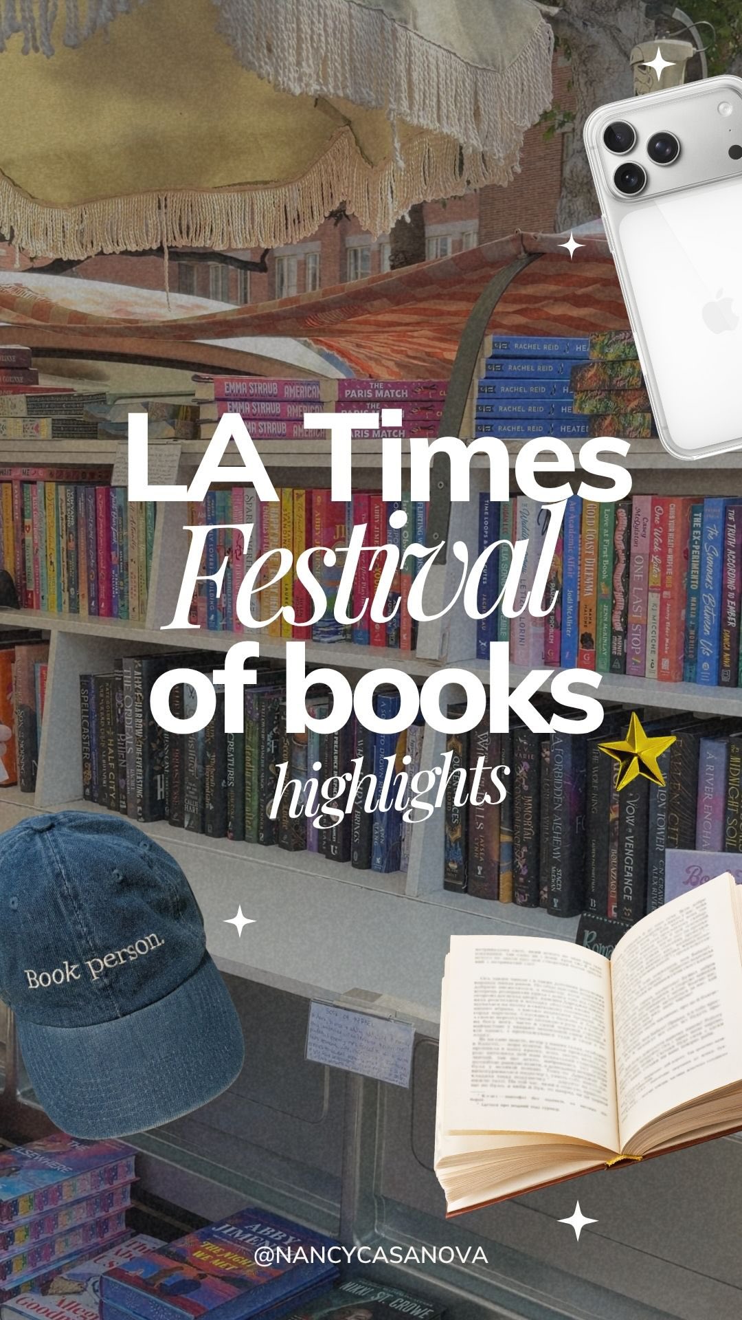 Some of my favorite highlights from this weekend’s Festival of Books at USC. I had so much fun walking around, shopping and seeing so many people show up for bookchella! ✨📚

#festivalofbooks #latimesfestivalofbooks2026