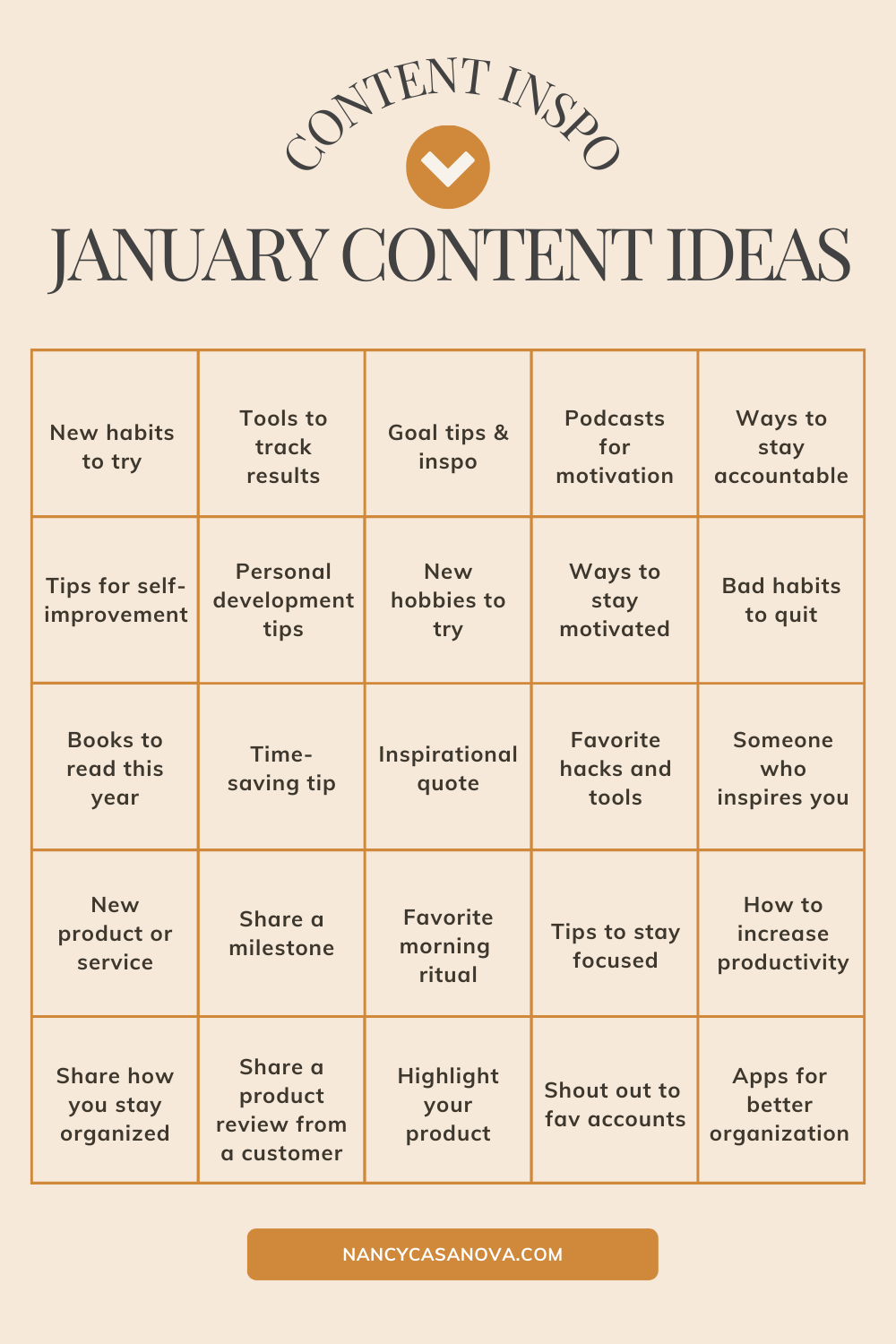 Check out these content ideas for January. Here are some key dates, topics and themes that you can use to inspire some content ideas for January. 