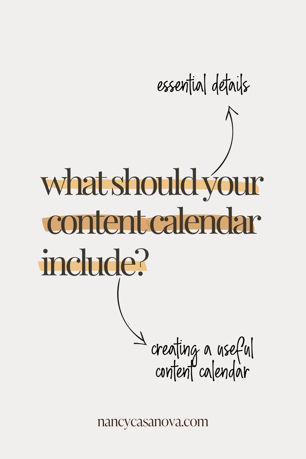 What Should a Content Calendar Include?