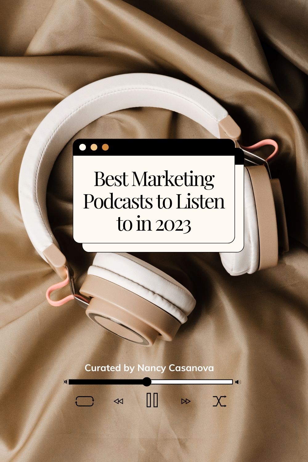 Here's a list of content marketing podcasts that share valuable marketing case studies, strategies to help you monetize your message, actionable tips and more!