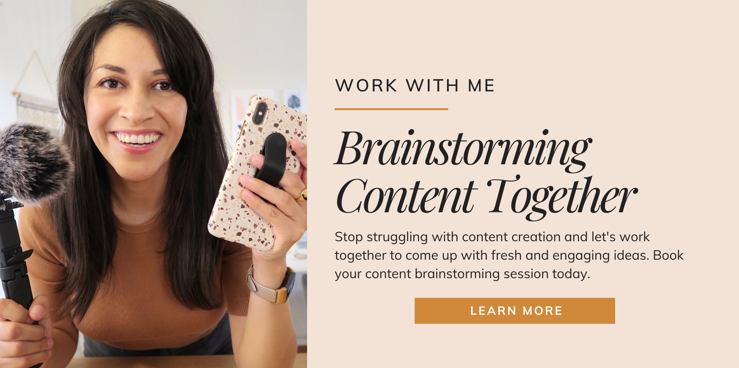 Need help developing a content plan that will drive traffic and engagement? Let's schedule a content brainstorming session and create a strategy that works for you